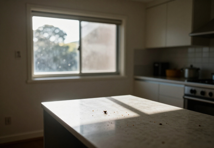 Rodent activity in a Castlecrag roof space before treatment